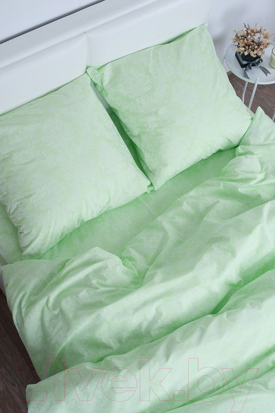 Изображение товара Пододеяльник Milanika Изумруд 1.5сп (поплин-жаккард)