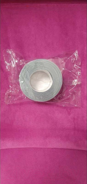 Изображение товара Лента бордюрная самоклеящаяся Faberhaus 38ммх3.2м (голубой)