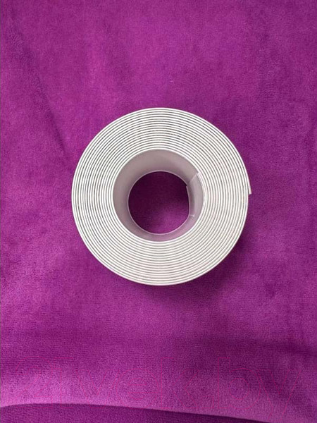 Изображение товара Лента бордюрная самоклеящаяся Faberhaus 60ммх3.2м (белый)