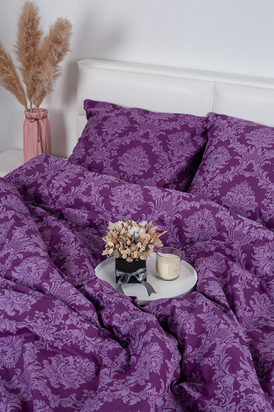 Изображение товара Пододеяльник Milanika Сапфир евро (поплин-жаккард)