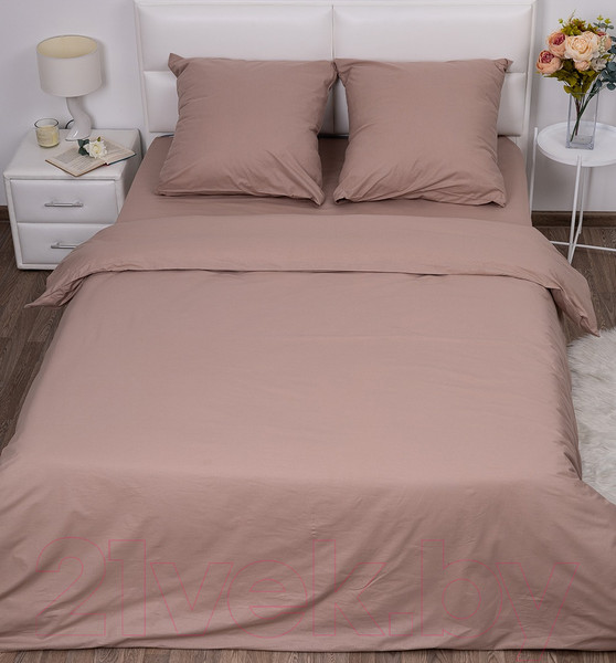 Изображение товара Пододеяльник Milanika Кофе 2сп (поплин г/к)