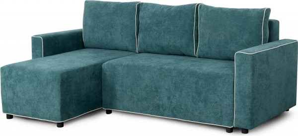 Изображение товара Диван угловой Мебельград Некст Стандарт (торонто зеленый/мора бежевый)