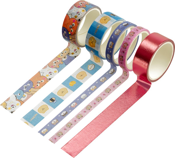 Изображение товара Набор лент декоративных Meshu Bubble Animals / MS_55909 (5шт)