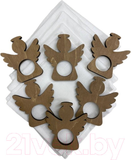 Изображение товара Сервировочная салфетка ОМурМебель Ангелы С кольцами (6шт)