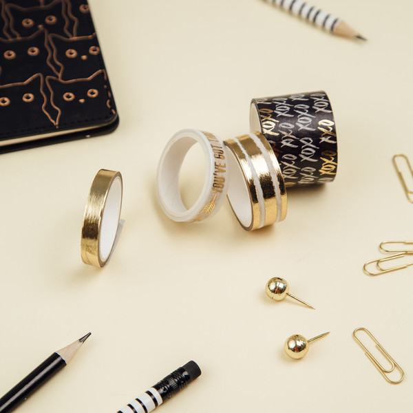 Изображение товара Набор лент декоративных Meshu Golden Line / MS_52075 (4шт)