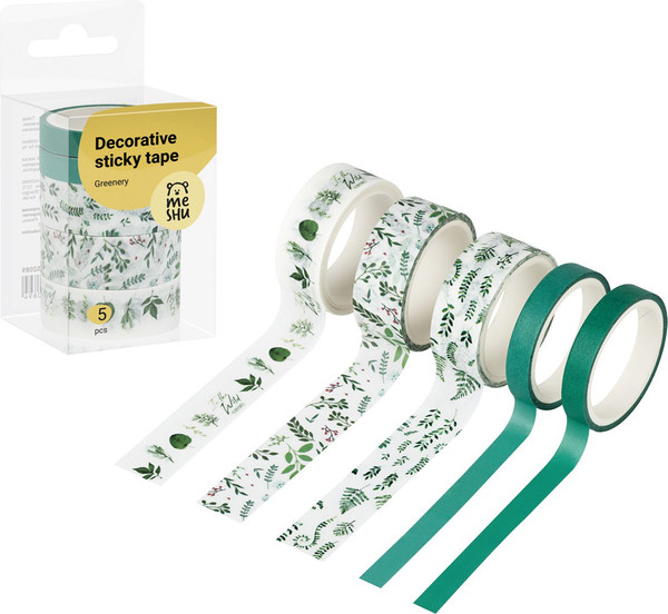 Изображение товара Скотч декоративный Meshu Greenery / MS_52089 (5шт)