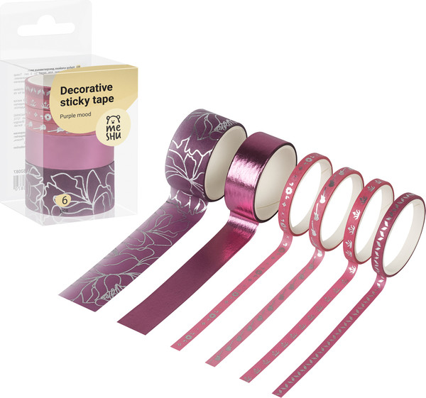 Изображение товара Набор лент декоративных Meshu Purple Mood / MS_52087 (6шт)