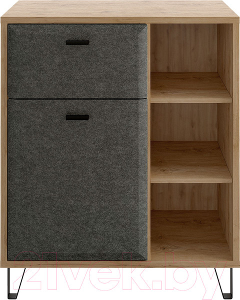 Изображение товара Тумба Black Red White Grace KOM1D1S (дуб наварра/графит)