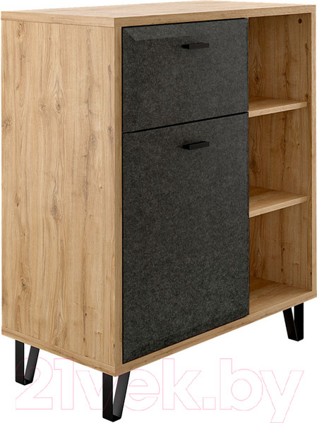 Изображение товара Тумба Black Red White Grace KOM1D1S (дуб наварра/графит)