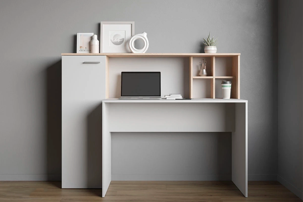 Изображение товара Письменный стол НК Мебель Fun / 71337910 (дуб сонома/белый)