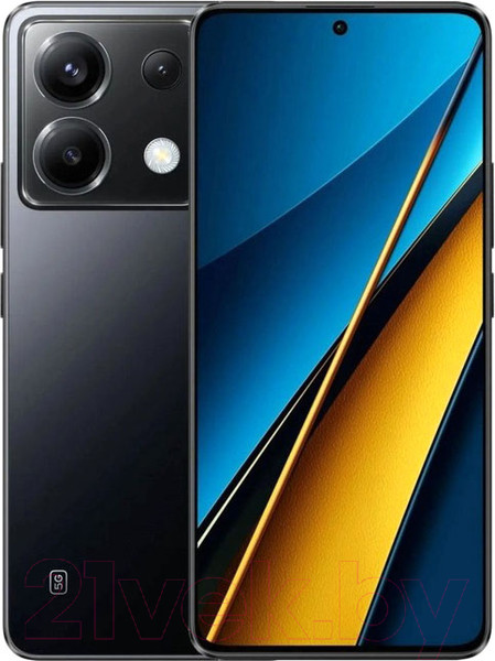 Изображение товара Смартфон POCO X6 5G 12GB/256GB / 23122PCD1G (черный)