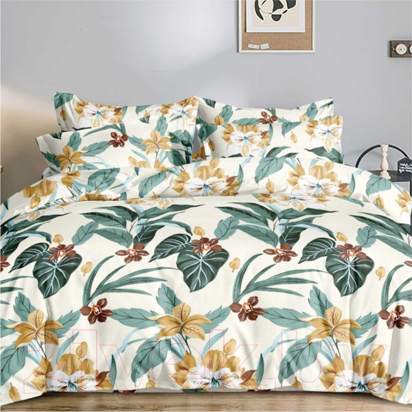 Изображение товара Комплект постельного белья Alleri Эко Сатин 2сп / СС-452