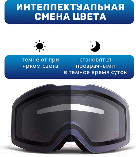 Изображение товара Маска горнолыжная RockBros SP160BL (синий)