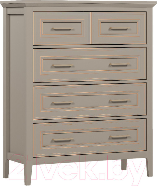 Изображение товара Комод Black Red White Classic KOM5S (глиняный серый)