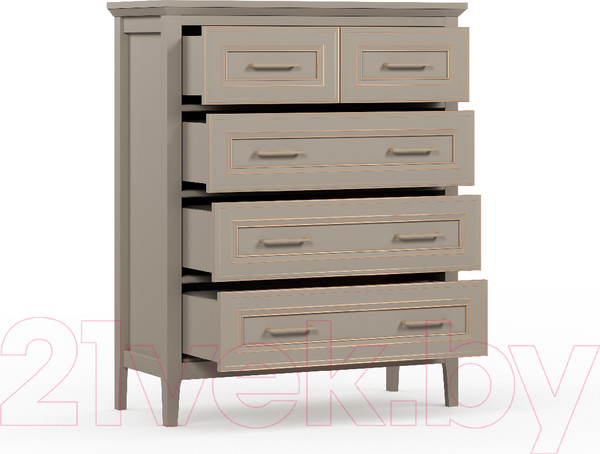 Изображение товара Комод Black Red White Classic KOM5S (глиняный серый)