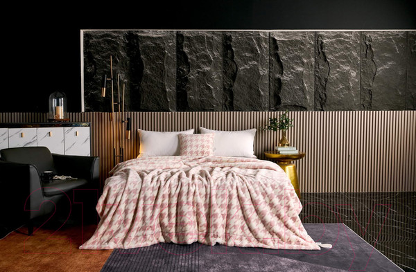 Изображение товара Покрывало Sofi de Marko Эрнесто 220х240 / Пл-Эр-220х240-пудр (пудра)