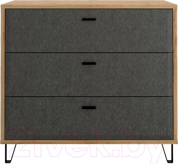 Изображение товара Комод Black Red White Grace KOM3S (дуб наварра/графит)