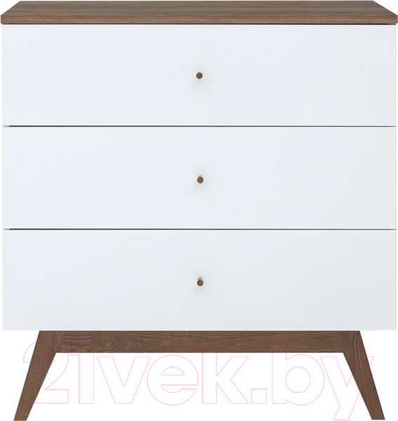 Изображение товара Тумба Black Red White Heda KOM3S (белый/лиственница сибирская золотая)