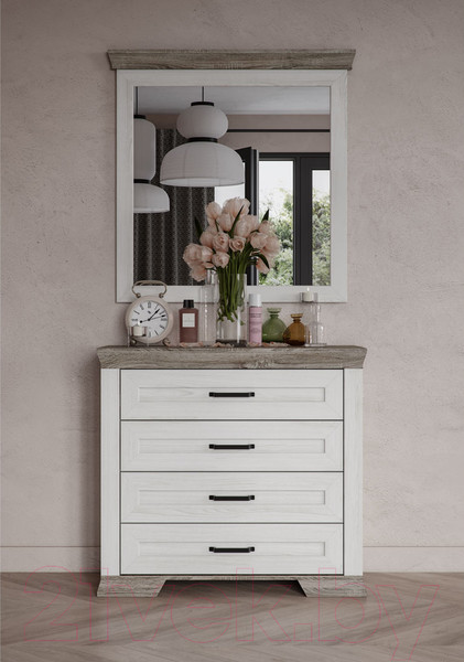 Изображение товара Зеркало Black Red White Marselle LUS/98 (ясень снежный/дуб сонома темный)