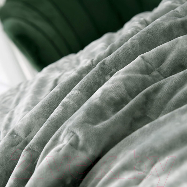 Изображение товара Набор текстиля для спальни Sofi de Marko Алира 160х220 / Пок-Ал-160х220из (изумрудный)