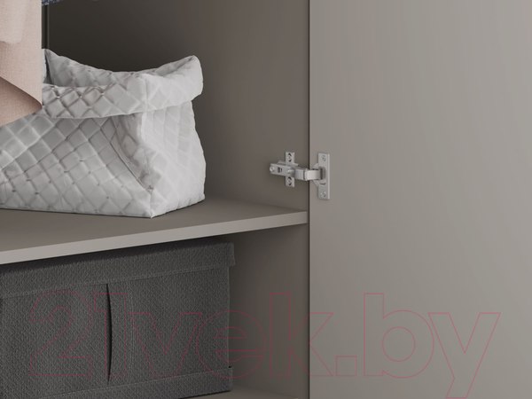 Изображение товара Шкаф Black Red White Domenica SZF3D (глиняный серый/дуб сильвержек ореховый)