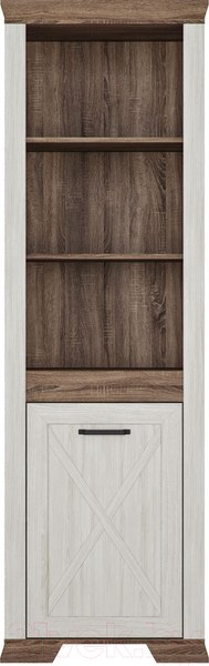 Изображение товара Шкаф Black Red White Marselle REG1DL (ясень снежный/дуб сонома темный)