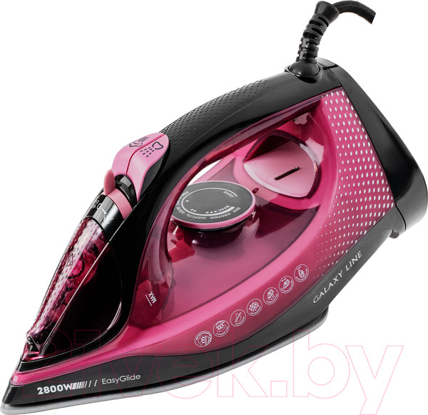 Изображение товара Утюг Galaxy Line GL 6132 (розовый/черный)