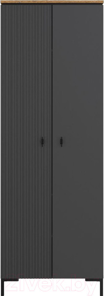 Изображение товара Шкаф Black Red White San Gimignano SZF2D (антрацитовый/дуб нокс)