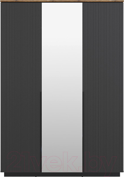 Изображение товара Шкаф Black Red White San Gimignano SZF3D (антрацитовый/дуб нокс)