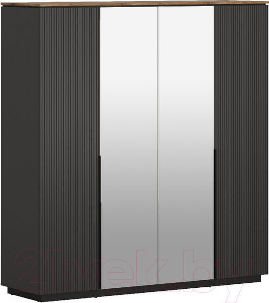 Изображение товара Шкаф Black Red White San Gimignano SZF4D (антрацитовый/дуб нокс)