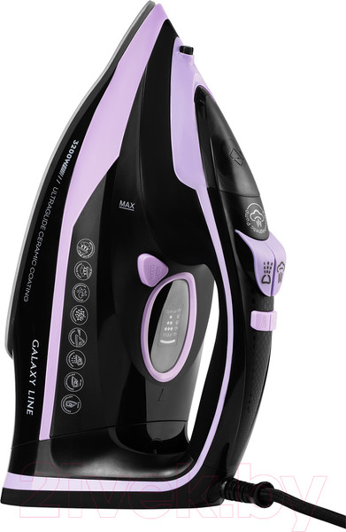 Изображение товара Утюг Galaxy Line GL 6135 (черный/лиловый)
