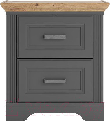 Изображение товара Прикроватная тумба Black Red White Jasmin KOM2S (графит/дуб артизан)