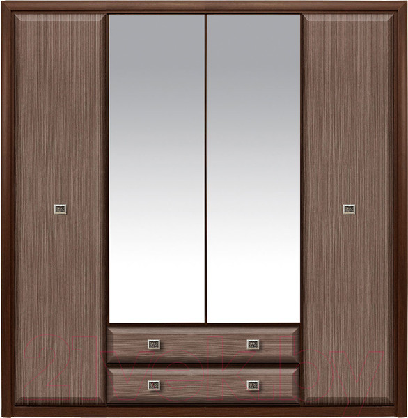 Изображение товара Шкаф Black Red White Коен SZF4D2S (венге магия/штрокс)