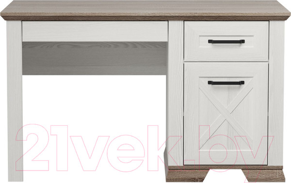 Изображение товара Письменный стол Black Red White Marselle BIU130 (ясень снежный/дуб сонома темный)