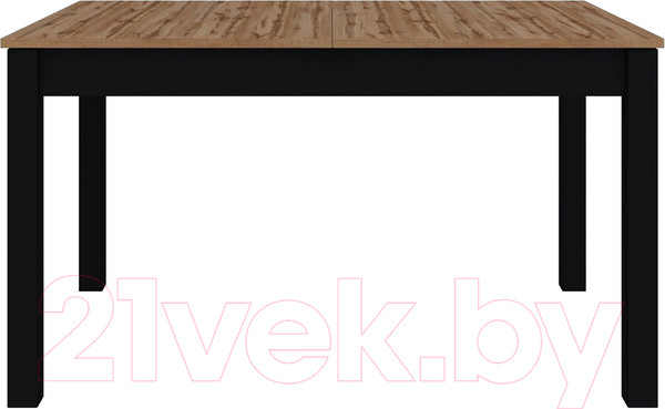 Изображение товара Обеденный стол Black Red White Loft STO130/170 (дуб вотан/черный)