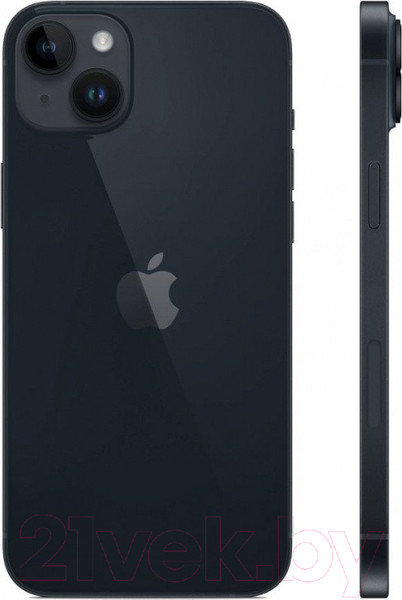 Изображение товара Смартфон восстановленный Apple iPhone 14 256GB Flip Грейд B (Midnight)