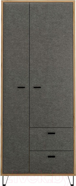 Изображение товара Шкаф Black Red White Grace SZF2D2S (дуб наварра/графит)