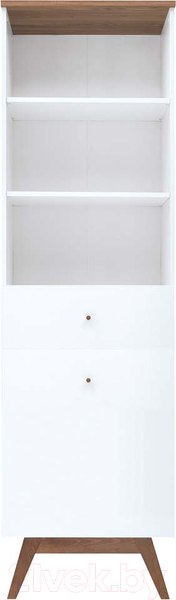 Изображение товара Стеллаж Black Red White Heda REG1D1S (белый/лиственница сибирская золотая)