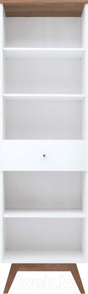 Изображение товара Стеллаж Black Red White Heda REG1D1S (белый/лиственница сибирская золотая)