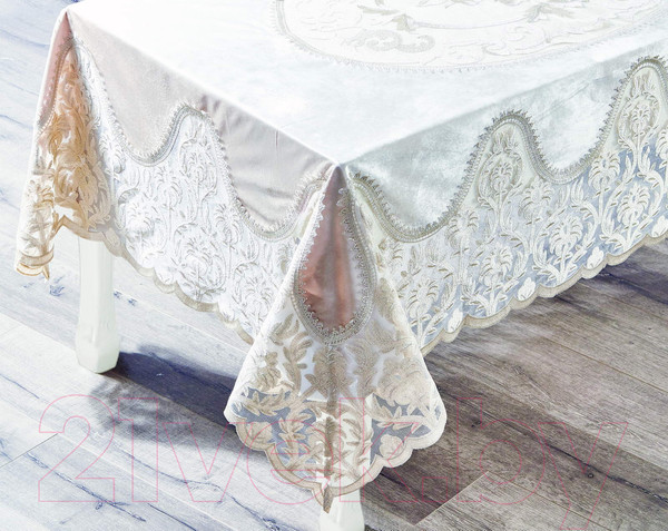 Изображение товара Скатерть Sofi de Marko Клименция 150х220 / СК-6035б-150х220 (бежевый)