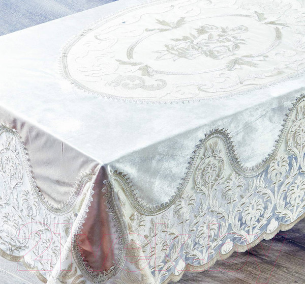 Изображение товара Скатерть Sofi de Marko Клименция 150х220 / СК-6035б-150х220 (бежевый)