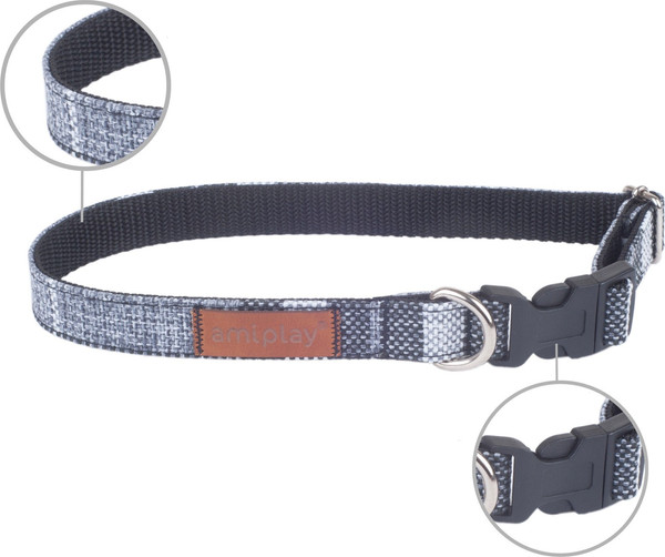 Изображение товара Ошейник Ami Play London (S, серый)