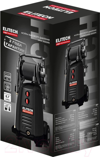 Изображение товара Мойка высокого давления Elitech HPW 3000IFR / 204772
