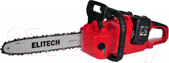Изображение товара Пила цепная аккумуляторная Elitech ПЦА 36БЛ / 195515 (E1611.001.00)