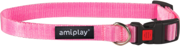 Изображение товара Ошейник Ami Play Basic с блокировкой (L, розовый)