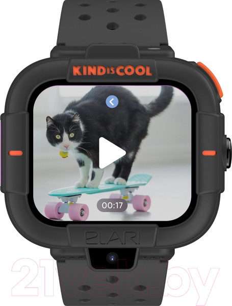 Изображение товара Умные часы детские Elari KidPhone / KP-MB-BLK (черный)