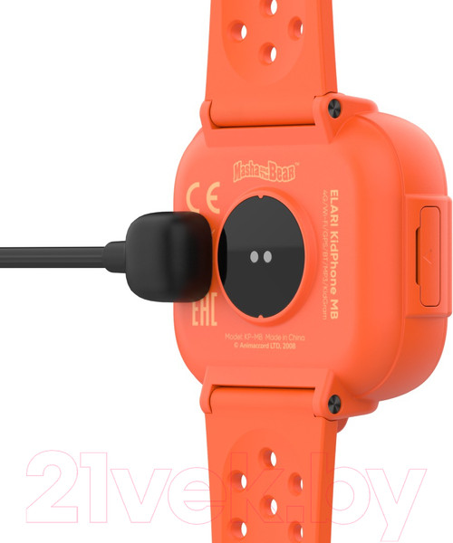 Изображение товара Умные часы детские Elari KidPhone / KP-MB-ORG (оранжевый)