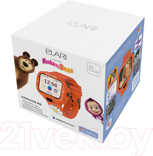Изображение товара Умные часы детские Elari KidPhone / KP-MB-ORG (оранжевый)