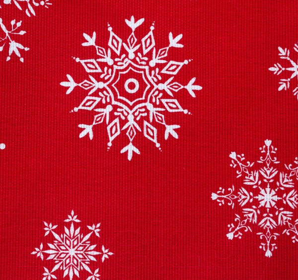 Изображение товара Скатерть Доляна Белые снежинки / 4478733