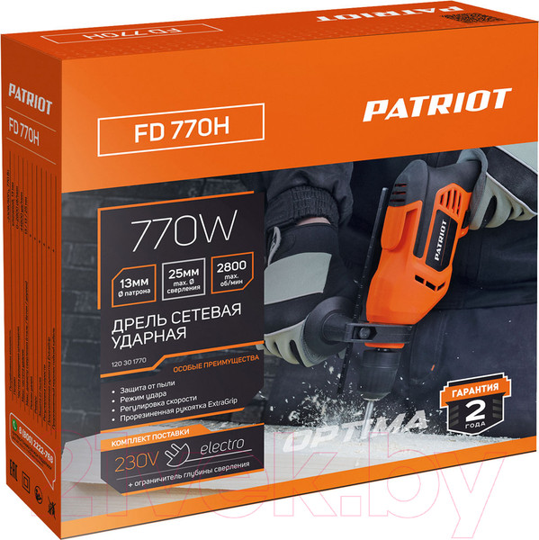 Изображение товара Дрель PATRIOT FD 770H